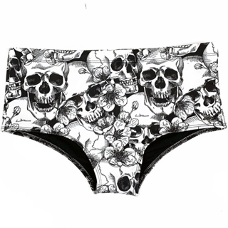 Sunga Estampada Caveira Tradicional Tecnologia Não Desbota com o Cloro Estampa Caveiras Skullz em Oferta na Shopee