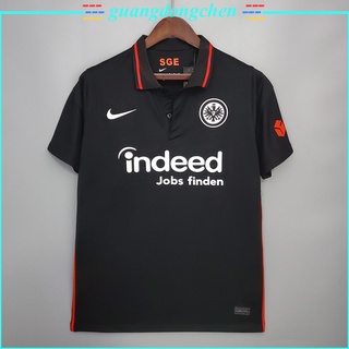 Camiseta De Futebol Do Eintracht Frankfurt Black 21-22 I #0