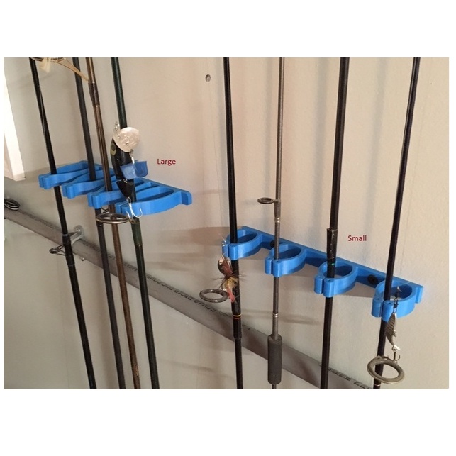 Suporte De Varas Pesca De Parede C 4 Suportes Rod Rack Shopee Brasil