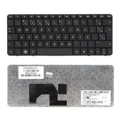 Teclado Hp Mini 210 Compatível P/n: Aenm6600410 Model No Nm6