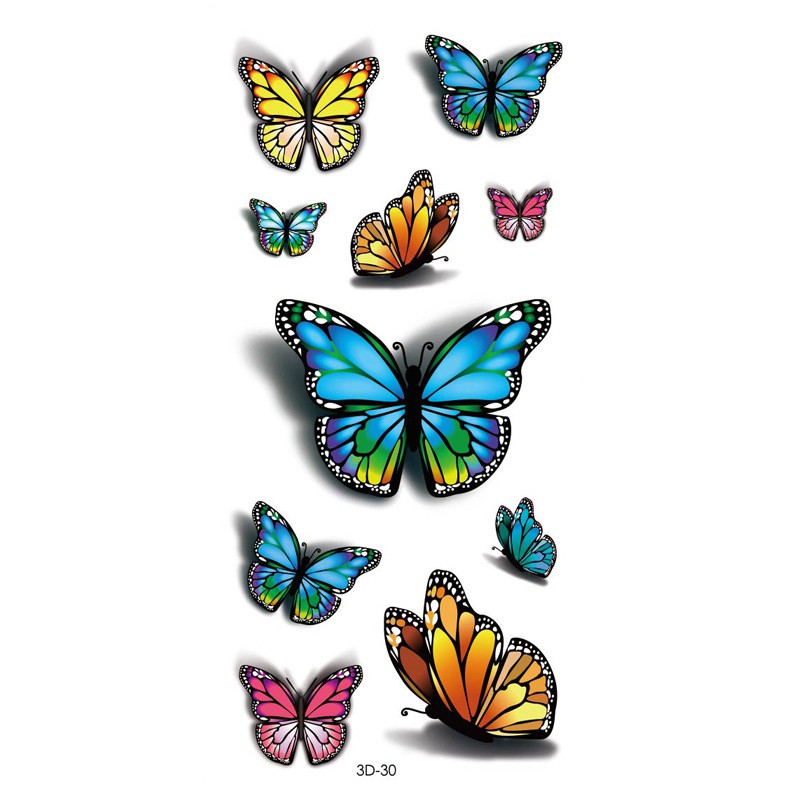 Tattoo 3d Borboleta: Onde Comprar | BuscaProdutos
