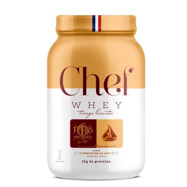 CHEF WHEY PARIS 6 WHEY PROTEIN GOURMET CONCENTRADO ZERO LACTOSE 800GR - CHEF WHEY