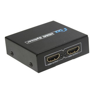 Distribuidor de Sinal HDMI, 3D, 4K, 1080p - Duplicador Divisor TV Splitter 1x2