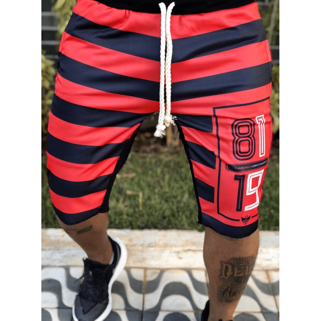 short moletom do flamengo