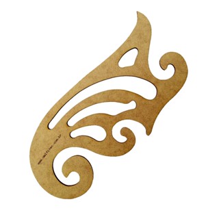 Régua Curva Francesa 1118 MDF Grande Molde Alfaiate Confecção Textil em Oferta na Shopee