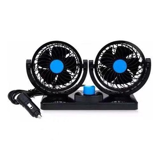 Ventilador Automotivo Duplo Com Ajuste P/ carro Caminhão 12v