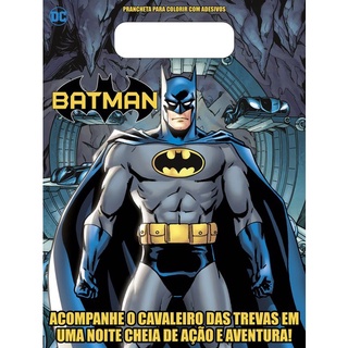 Batman - Prancheta para Colorir com Adesivos em Oferta na Shopee