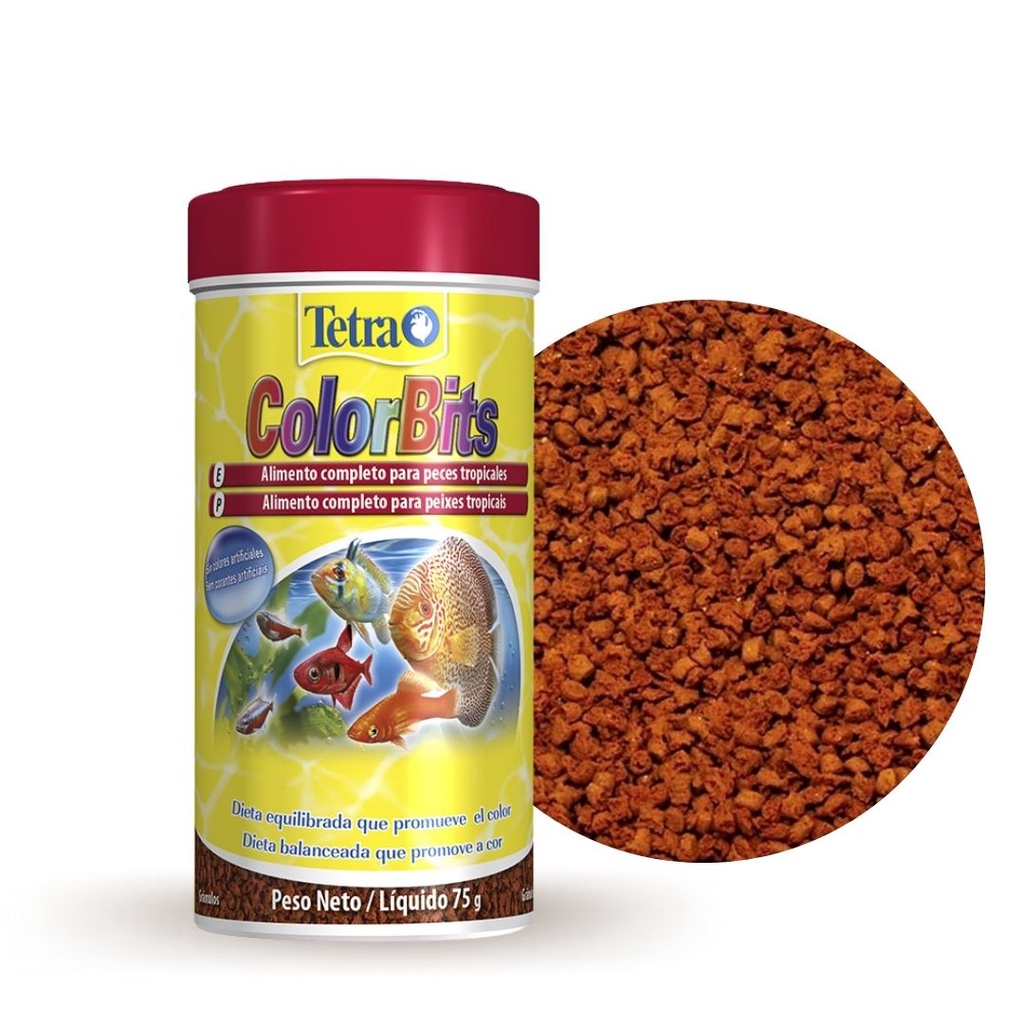 Ração P/ Peixes - Tetra Colorbits Granules 250ml/75g