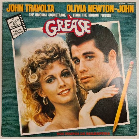 LP GREASE - NOS TEMPOS DA BRILHANTINA - DUPLO (OLIVIA NEWTON-JOHN)