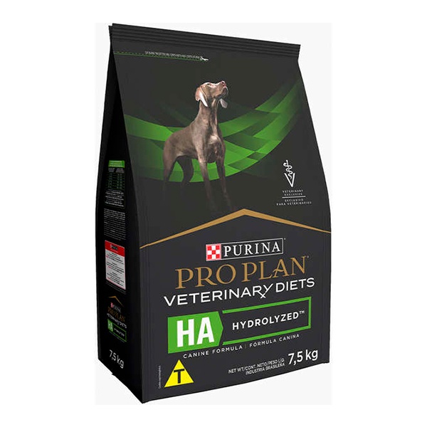 Ração Nestlé Purina Pro Plan - Veterinary Diets HA Hydrolyzed para Cães 7,5kg