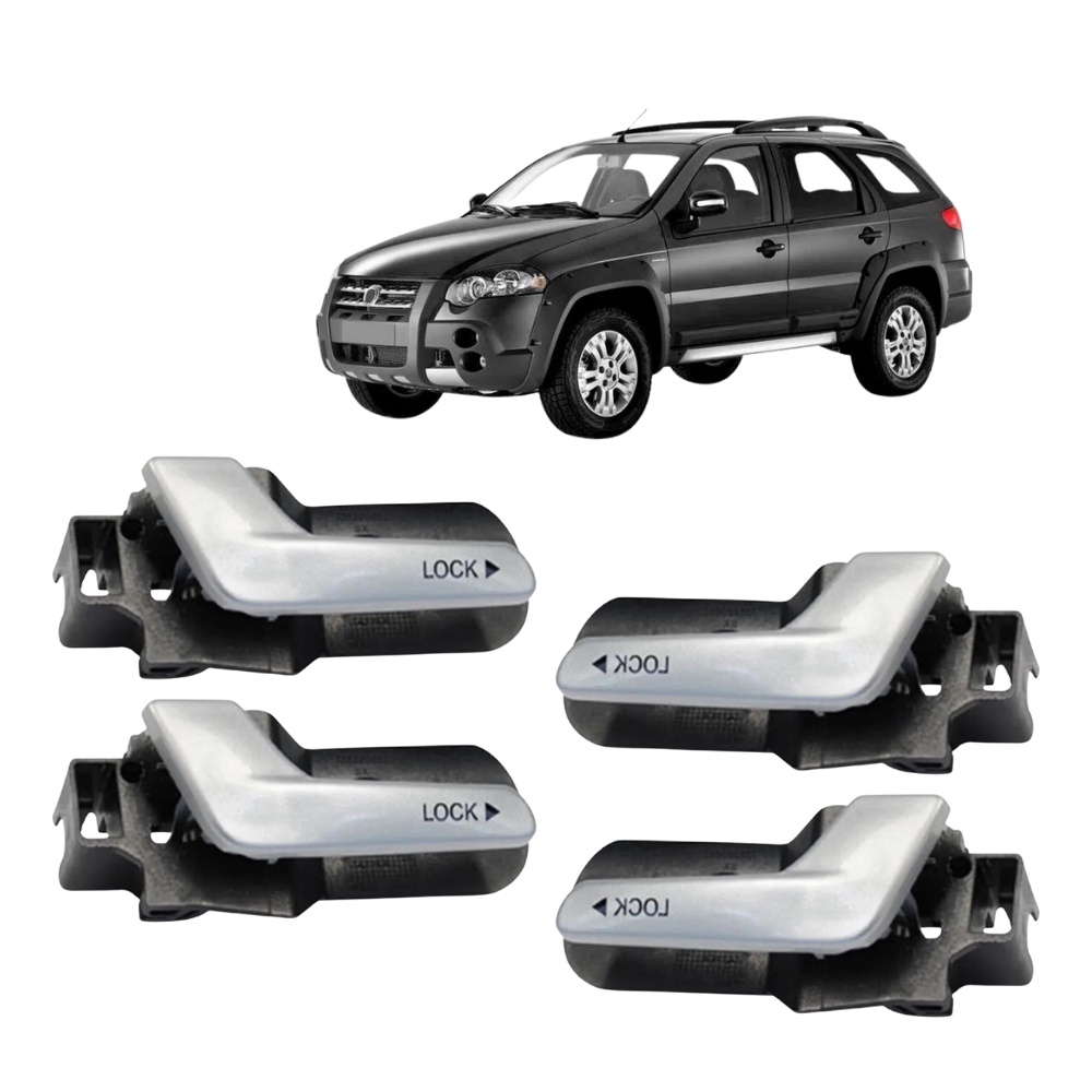 Kit Gatilho Puxador Maçaneta Interna Palio Weekend 2008 2012 em Oferta na Shopee