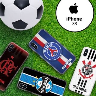 Capa capinha Personalizada  - iPhone XR - Futebol clubes favoritos