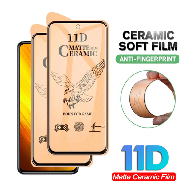 Ceramic Screen Protector Glass Film for Redmi Note 10 Pro 9 9t 9s 9c 9a