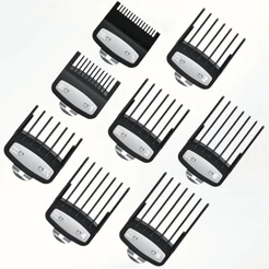 Pente Profissional 8 Pcs Limite De Cortador De Cabelo 1,5 4,5mm Guia De Corte Fixação De Barbeiro Pentes De Substituição Serve Wahl Andis Babyliss