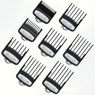 Pente Profissional 8 Pcs Limite De Cortador De Cabelo 1,5 4,5mm Guia De Corte Fixação De Barbeiro Pentes De Substituição Serve Wahl Andis Babyliss