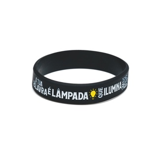 Pulseira de Silicone Salmos 119,105  Preto em Oferta na Shopee