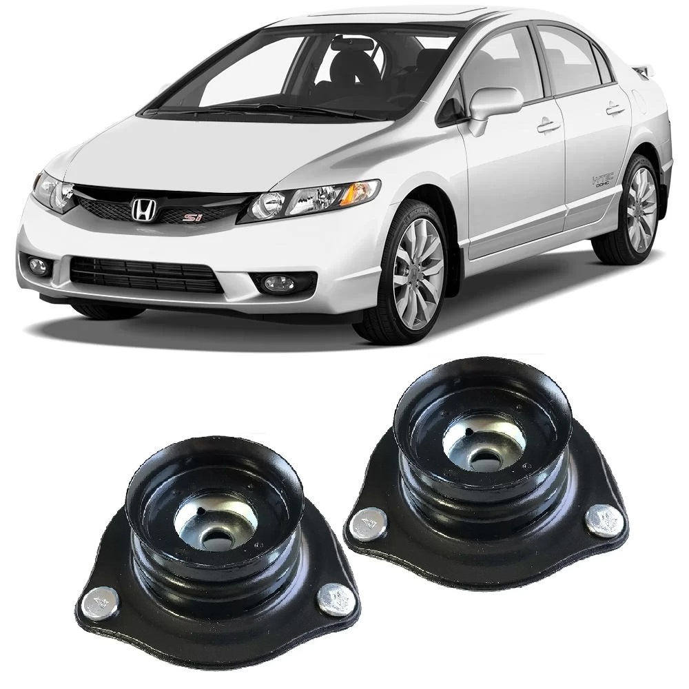 Par Coxim do Amortecedor Honda New Civic Dianteiro 2006 Até 2011