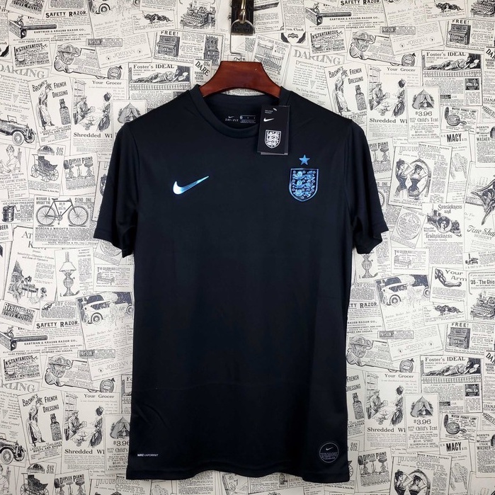 Camisa De Futebol Inglaterra Preta 2020 | Shopee Brasil