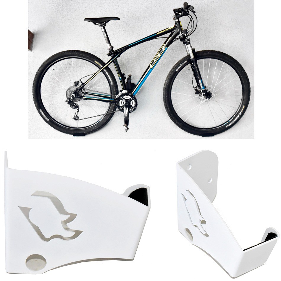Suporte De Bicicleta e Bike Para Parede Com Furo Branco Sterk Mtb Mountain Speed Sense SCOTT Caloi Cervélo  Soul SL 129 Tsw Tr20 Audax Ventus 1000