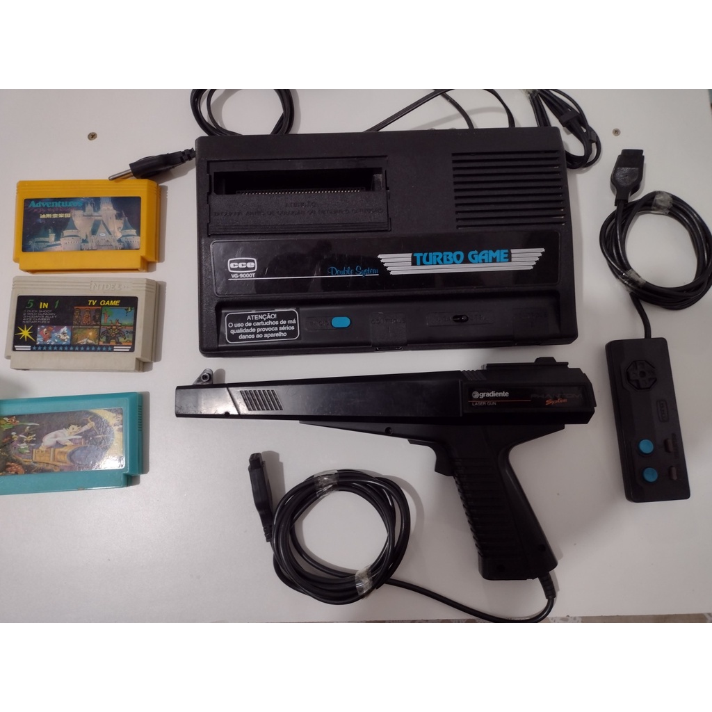 Turbo Game Cce Completo com Caixa e Jogo original. Corre Que Ta Baratinho