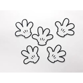 12 Mãozinha Termocolante Patch Aplique Estampado P/ Roupas