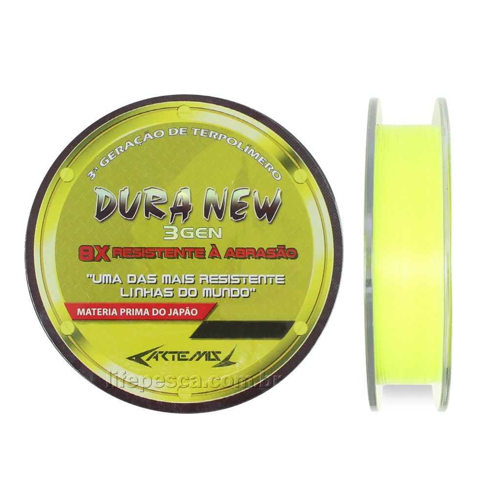 Linha Monofilamento Artemis Dura New 0.35mm 30lb/14,61kg 100m - Várias Cores