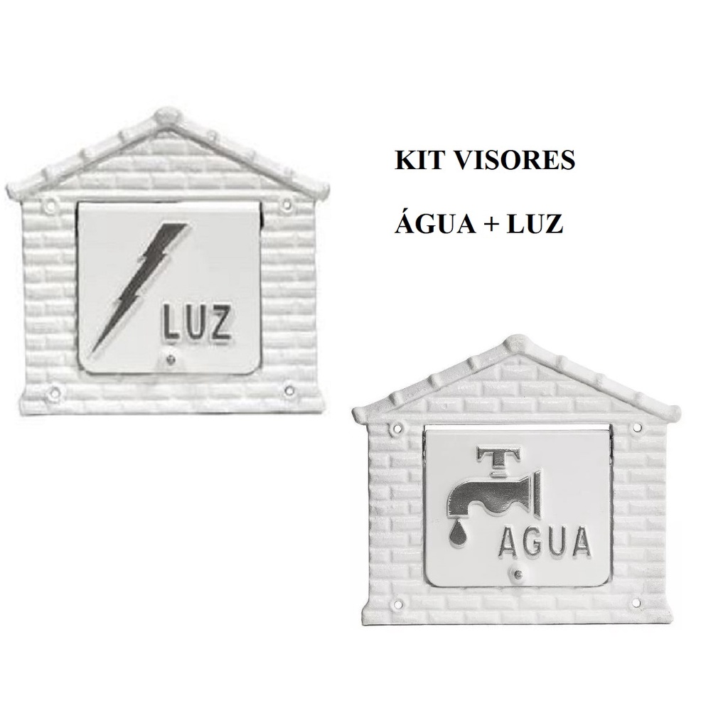 Visor De Leitura Agua E De Luz Em Aluminio Fundido