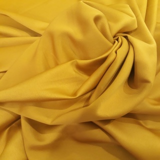 Tecido Crepe Amanda (Mostarda) 100% Poliéster 50cm x 1,50mt