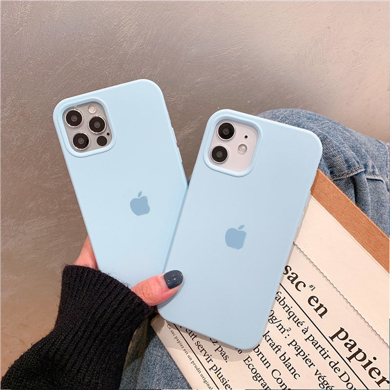 As vendas diretas da fábrica oferecem por tempo limitado Apple 12, iPhone 11 de silicone líquido de borda reta novo escudo macio anti-queda