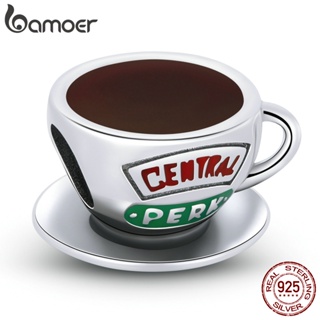 Bamoer 925 Pulseira Com Xícara De Café/Prata 925/Acessório/Diy em Oferta na Shopee