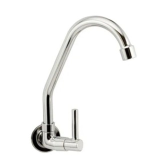 Torneira para COZINHA PAREDE bica móvel Metal em Oferta na Shopee