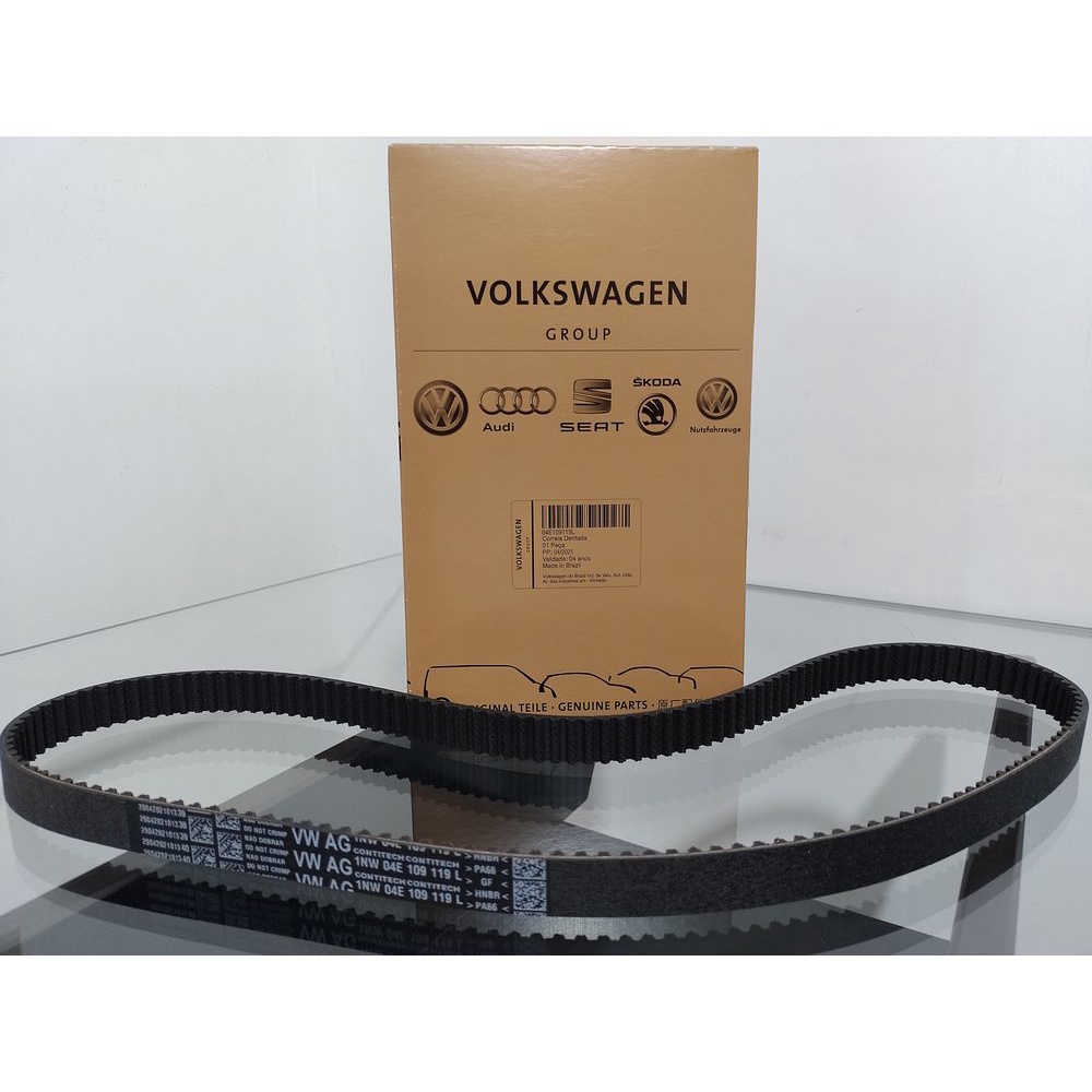 Correia Dentada Motor MSI/TSI/MPI 04E109119L ORIGINAL VOLKSWAGEM (Polo/Virtus/Up/Fox/Golf/Jetta/Saveiro/Gol/Voyage)