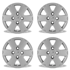 Jogo Calota Grid Ford Ká 2003 Aro 13 Cubo Baixo Fixação Por Parafuso 033CB-PTA-U