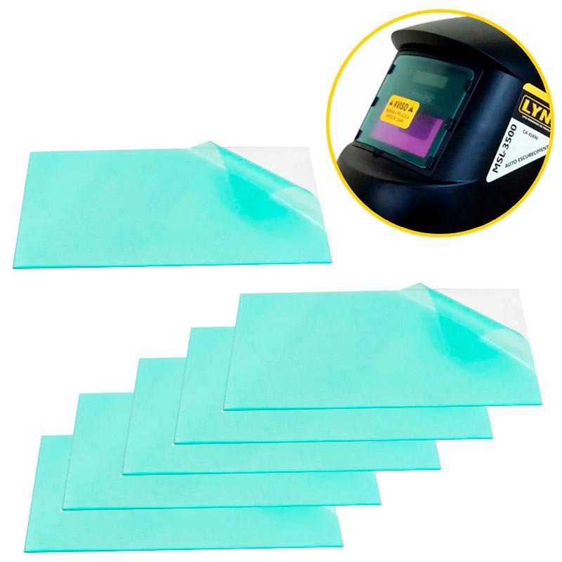 Lente Externa Protetora para Máscara de Solda MSL-3500 Kit com 6 Unidades LYNUS em Oferta na Shopee