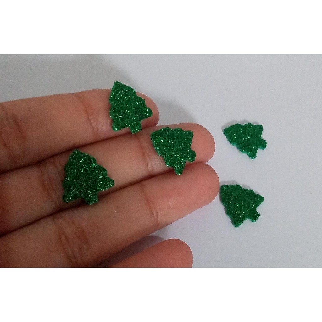 Aplique árvore de natal ( eva com glitter) | Shopee Brasil