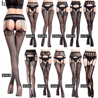 Meia 7/8 Estampada De Liga Com Elástico/Respirável/Antiderrapante/Ultra Fina Moderno/Sexy/Feminina