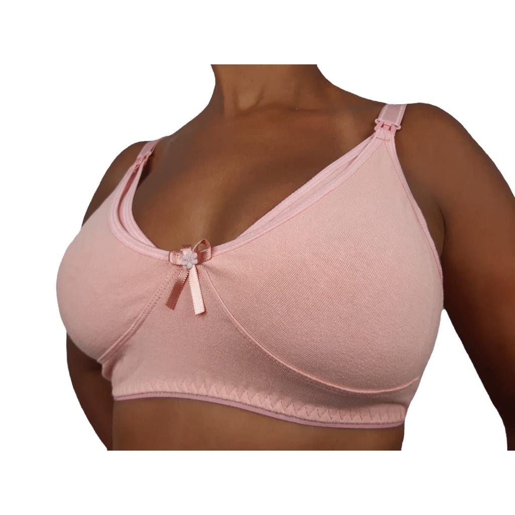 Kit 3 Sutiãs Amamentação Sutia Gestante Algodão Cotton Maternidade em Oferta na Shopee