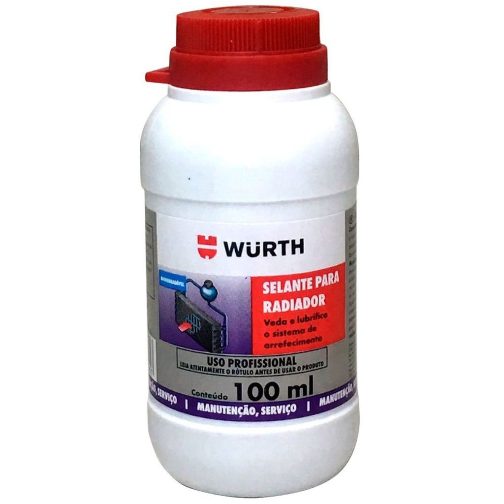 Selante Para Radiador Wurth Veda Radiador Tira Vazamento em Oferta na Shopee
