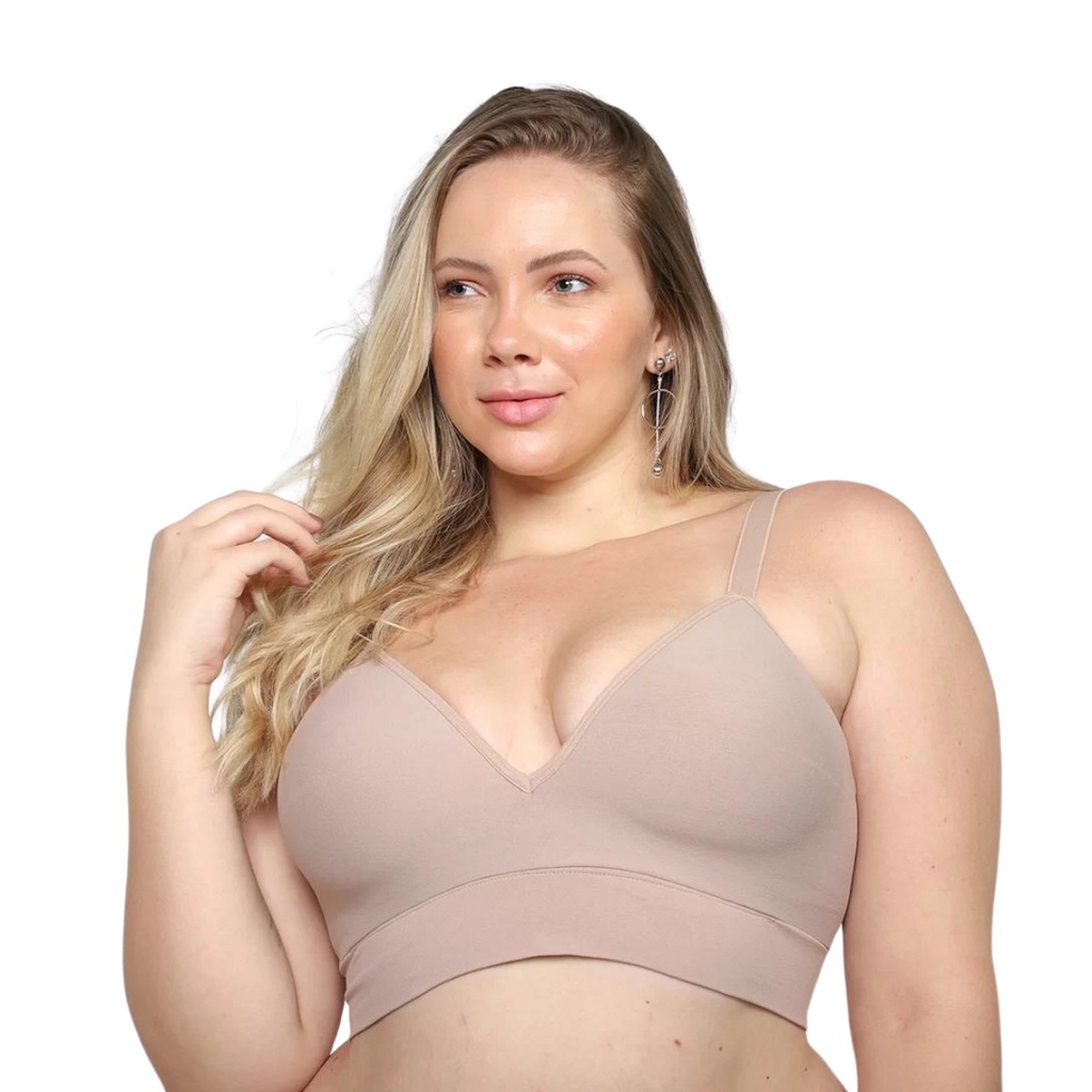 Sutiã Plus Size Volume e Curvas Microfibra Bojo Soft Light - Trifil CO6244 em Oferta na Shopee