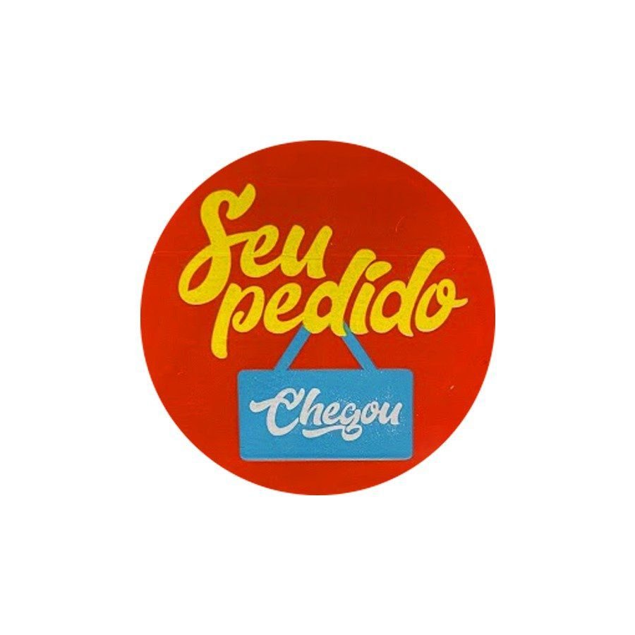 Etiqueta Seu Pedido Chegou - Feliz Natal - 60 UN Rizzo - Stationery