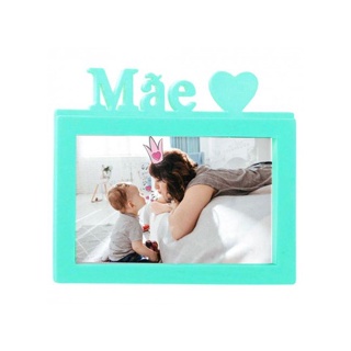 Porta Retrato Mãe 20x15cm Verde em Oferta na Shopee