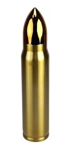Garrafa Termica Bullet Munição Bala Projétil Inox 500ml