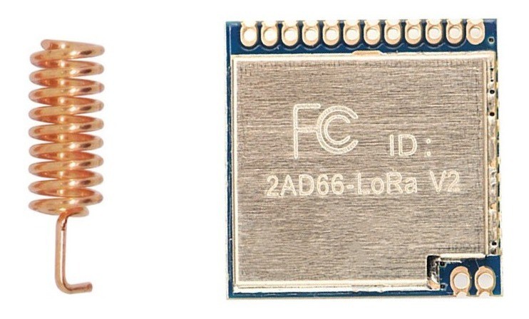 Módulo Lora 915mhz Lora1276 100mw Alcance Até 4 Km + Antena | Shopee Brasil