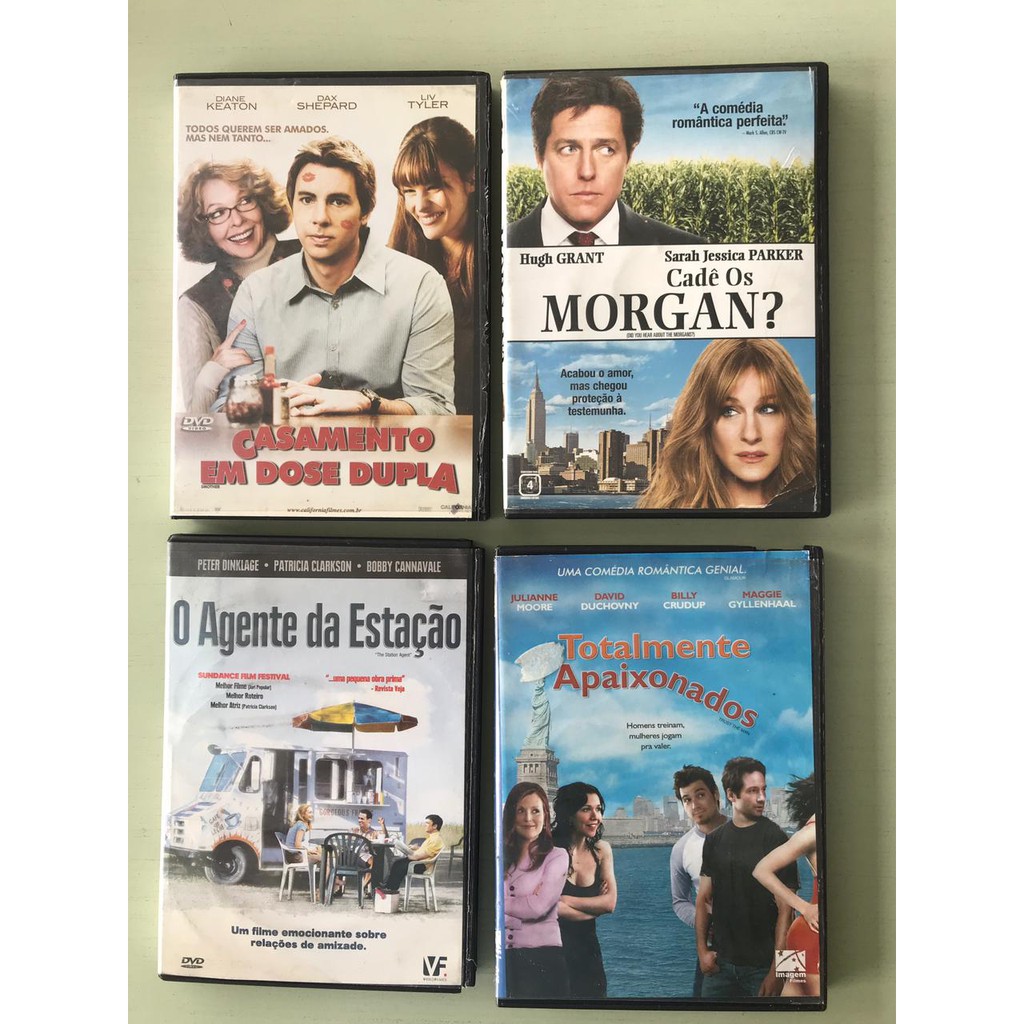 dvd Cade os Morgan Casamento em dose dupla O agente da estação Totalmente apaixonados