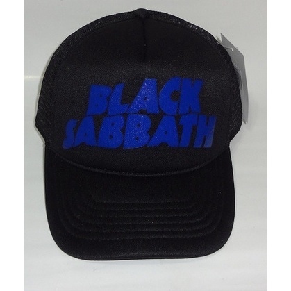 Boné trucker tela Black Sabbath Heavy Metal Black