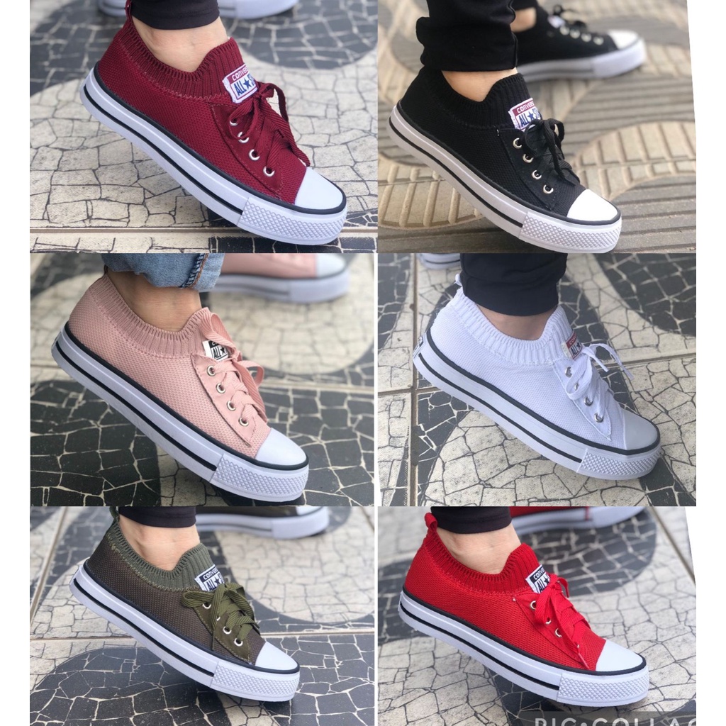 Tênis Feminino All Star Meia Converse Chuck Taylor Macio