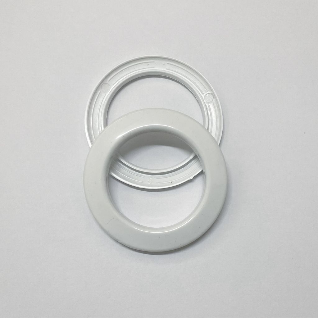 Kit 25 Pares de Ilhós Para Cortina Redondo 28mm Branco em Oferta na Shopee