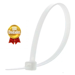 Abraçadeira de Nylon Branca 200 MM x 4,8 mm 100 Unidades AFF3170006 FERRARI em Oferta na Shopee