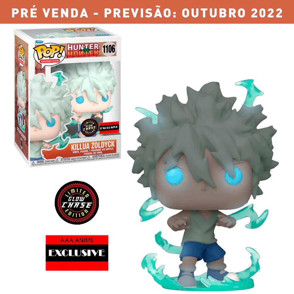 Figurine Funko Pop Killua - Hunter X Hunter, Numéro 1106, Vinyle, édition Scellée