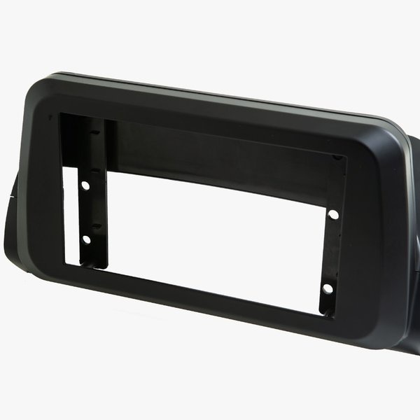 Moldura 2 Din Fiat Argo Cronos p/ Pioneer 7" Pol - Preta